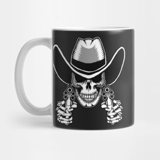 Six Shooter Skull. Mug